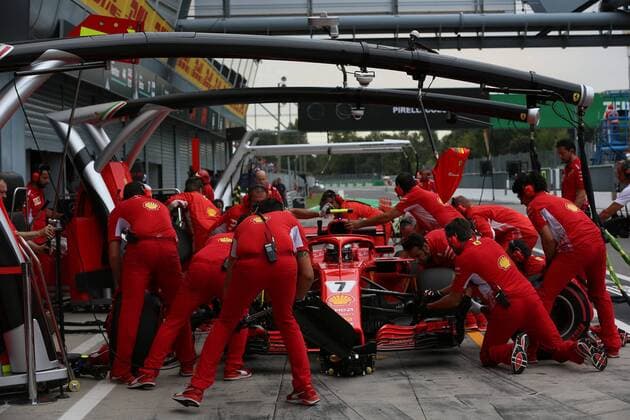 Kimi Raiikkoenen Scuderia Ferrari formula 1 GP Italy in Monza 01 09 2018 Photo mspb Jean Petin Kimi Raikkoenen formula 1 GP Italy 2018