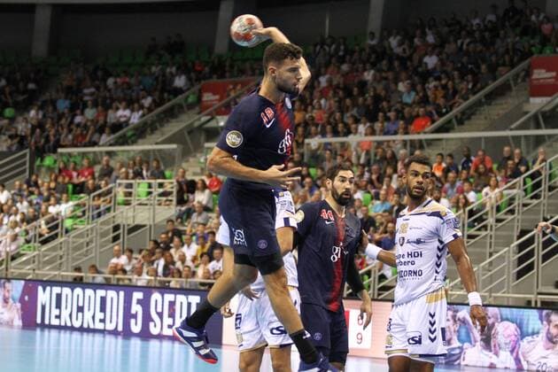 Nedim Remili (Paris) HANDBALL : Trophee des Champions - Demi-finale - Paris Saint-Germain HB vs Saint-Raphael Var HB - 01 09 18 KevinDomas Panoramic 