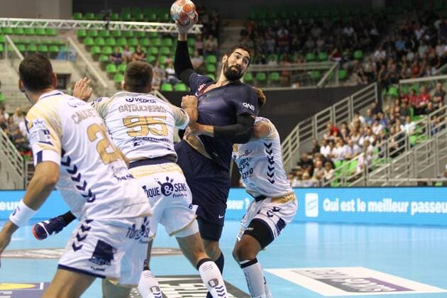 Nikola Karabatic (Paris) HANDBALL : Trophee des Champions - Demi-finale - Paris Saint-Germain HB vs Saint-Raphael Var HB - 01 09 18 KevinDomas Panoramic 