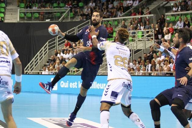 Nikola Karabatic (Paris) HANDBALL : Trophee des Champions - Demi-finale - Paris Saint-Germain HB vs Saint-Raphael Var HB - 01 09 18 KevinDomas Panoramic 
