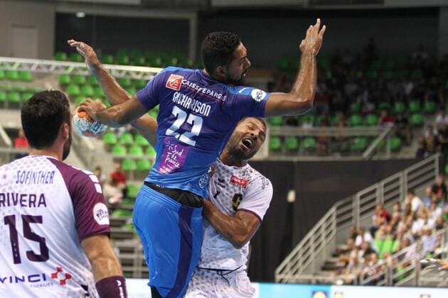 Melvyn Richardson (Montpellier) HANDBALL : Trophee des Champions - Demi-finale - Montpellier HB vs HBC Nantes - 01 09 18 KevinDomas Panoramic 