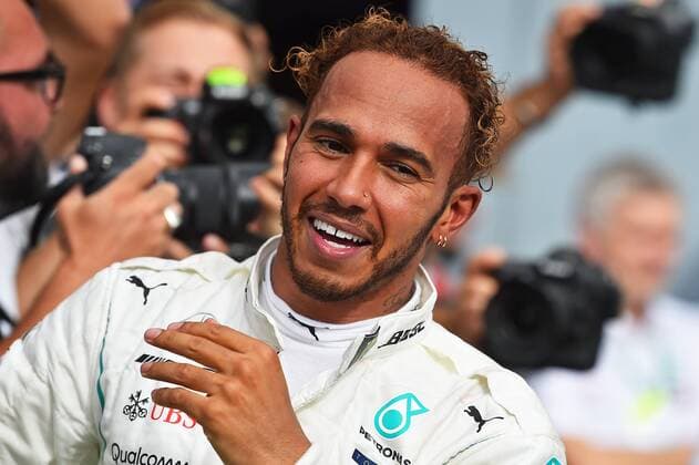 xekx 31 08 02 09 2018 FIA Formula 1 Championship Formula 1 Grand Prix of Italy 2018 GP Italia Monza Pictured Winner 1 place Lewis Hamilton GBR 44 Mercedes AMG Petronas Motorsport Monza Italy eel-fotografie Eberhard Krieger