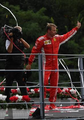 Kimi Raiikkoenen Scuderia Ferrari formula 1 GP Italy in Monza 02 09 2018 Photo mspb Jerry Andre Kimi Raikkoenen formula 1 GP Italy 2018