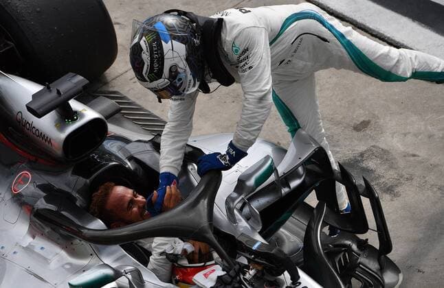 Lewis Hamilton Valtteri Bottas Mercedes Grand Prix Formula 1 GP Italy Monza 02 09 2018 Photo mspb Jerry Andre Lewis Hamilton Valtteri Bottas Formula 1 GP Italy 2018