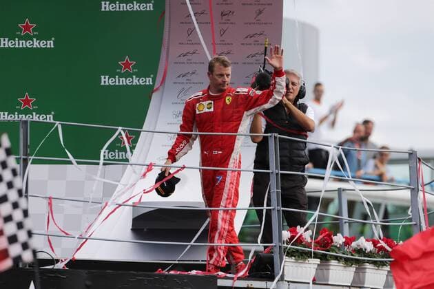 Photo4 LaPresse 02 09 2018 Monza, Italy Grand Prix Formula One Italia 2018 In the pic: Kimi Raikkonen (FIN) Scuderia Ferrari SF71H  Copyright: xPhoto4 LaPressex