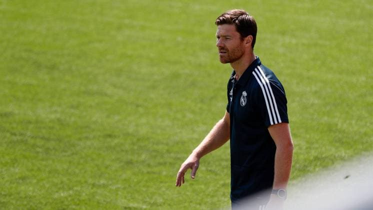 Madrid Spain 02 09 2018 LaLiga Xabi Alonso starts coaching career with Real Madrid coach Xabi Alonso Real Madrid are watching DeFodi523