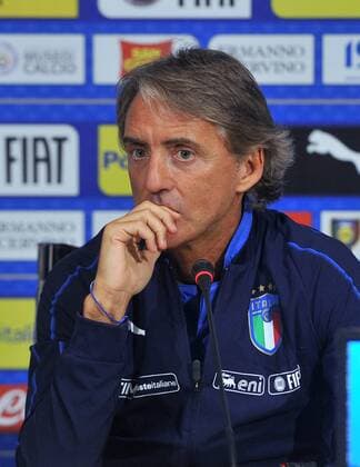 Photo LaPresse - Jennifer Lorenzini 03 September 2018 Firenze (Italy) Soccer Italy Italian Football meeting - "Coverciano" - press conference PK Pressekonferenz Roberto Mancini In the pic: Roberto Mancini  Copyright: xJenniferxLorenzini LaPressex