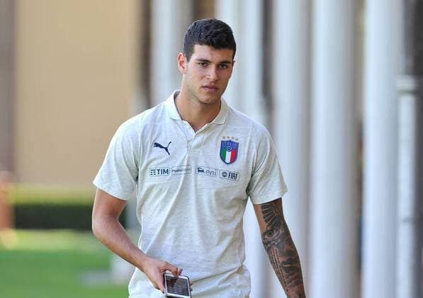 Fußball, Nationalteam Italien Training Photo LaPresse - Jennifer Lorenzini 03 September 2018 Firenze (Italy) Soccer Italy Italian Football meeting - "Coverciano" - training In the pic: Pietro Pellegri  Copyright: xJenniferxLorenzini LaPressex