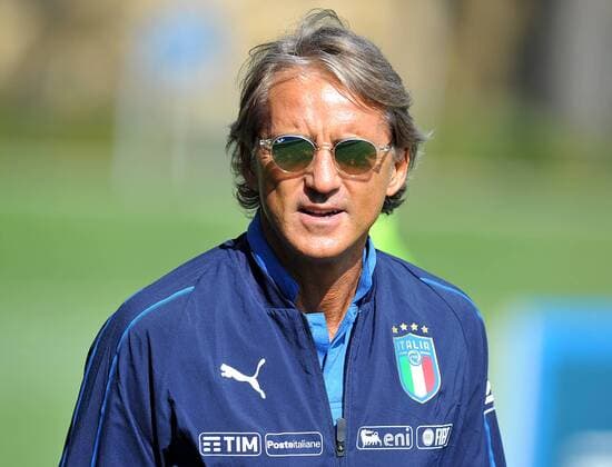 Fußball, Nationalteam Italien Training Photo LaPresse - Jennifer Lorenzini 03 September 2018 Firenze (Italy) Soccer Italy Italian Football meeting - "Coverciano" - training In the pic: Roberto Mancini  Copyright: xJenniferxLorenzini LaPressex
