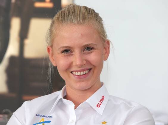 BAU 04 09 2018 Bietigheim Handball SG BBM Bietigheim Women Press Conference Kim Naidzinavicius