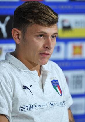Photo LaPresse - Jennifer Lorenzini 04 September 2018 Firenze (Italy) Soccer Italy Italian Football meeting - "Coverciano" - press conference PK Pressekonferenz In the pic: Niccolo Barella  Copyright: xLaPresse JenniferxLorenzinix