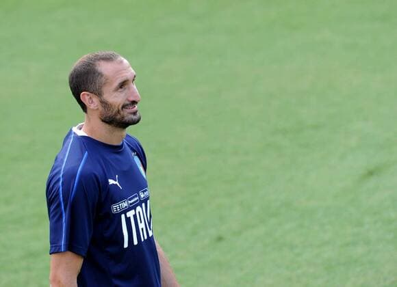 Fußball, Nationalteam Italien Training Photo LaPresse - Jennifer Lorenzini 04 September 2018 Firenze (Italy) Soccer Italy Italian Football meeting - "Coverciano" - training In the pic: Giorgio Chiellini  Copyright: xJenniferxLorenzini LaPressex