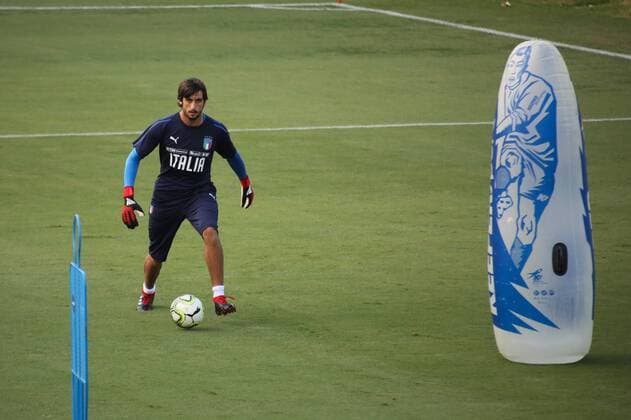 Fußball, Nationalteam Italien Training Perin Firenze 04-09-2018 Centro tecnico Coverciano Football - Calcio Raduno e allenamento della Nazionale italiana di calcio. Italian national team Nationalteam training. Foto Gianni Nucci Insidefoto giannixnucci