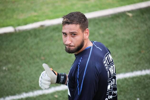 Fußball, Nationalteam Italien Training Donnarumma Firenze 04-09-2018 Centro tecnico Coverciano Football - Calcio Raduno e allenamento della Nazionale italiana di calcio. Italian national team Nationalteam training. Foto Gianni Nucci Insidefoto giannixnucci