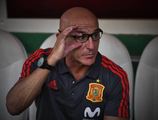 CORDOBA SPAIN September 06 Head Coach of Espa-a Luis De La Fuente during the party belonging to the classification Europeo 2019 facing Spain Albania New stadium Archangel 06th September 2018 Spain photo Cristobal Duenas Cordon Press  xCristobalxDuenasx xx