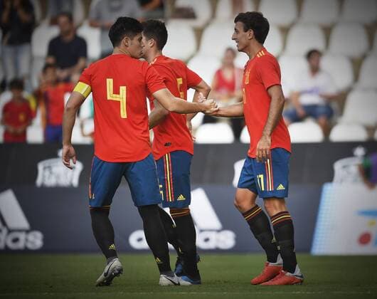 CORDOBA SPANIA SEPTEMBER 06 Oyarzabal player of the selection espa-ola Sub 21 during the party belonging to the classification Europeo 2019 facing Spain Albania New stadium Archangel 06th September 2018 Spain picture Cristobal Duenas Cordon Press  xCristobalxDuenasx xx