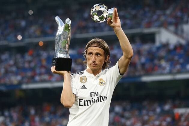 Luka Modric (Real), SEPTEMBER 1, 2018 - Football Soccer : Spanish La Liga Santander match between Real Madrid CF 4-1 CD Leganes at the Santiago Bernabeu Stadium in Madrid, Spain. Noxthirdxpartyxsales  (85143465)