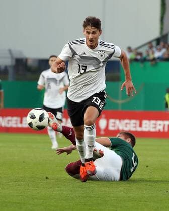 07 09 2018 Soccer Friendly Match International Friendlies Germany Mexico U21 DaMa DFB regulations prohibiting any use of images Lukas Klostermann 3 Germany U21 Edson Garcia 4 Mexico Mexico U21
