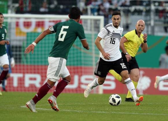 07 09 2018 Soccer Friendly Match International Friendlies Germany Mexico U21 DaMa DFB regulations prohibiting any use of images or video clips Joaquin Esquivel 6 Mexico Mexico U21 Suat Serdar 16 Germany U21