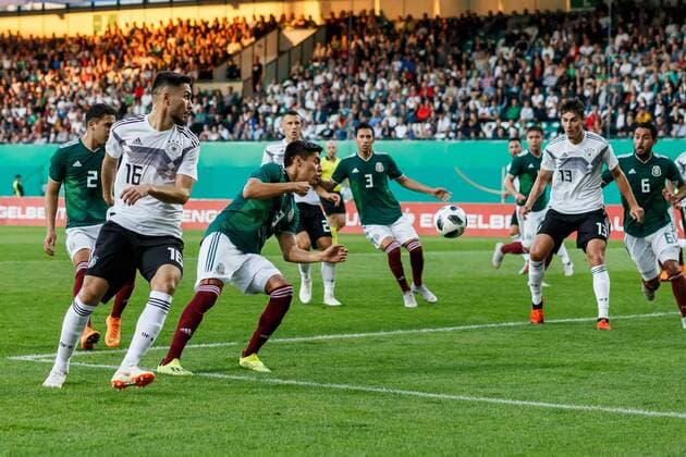 Fuerth Germany 07 09 2018 Friendly Match U 21 Germany Mexico Goal to 1 0 Goal scorer Janni Serra GER DeFodi048