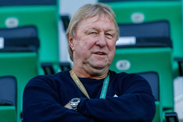 Fuerth Germany 07 09 2018 Friendly match U 21 Germany Mexico Horst Hrubesch on the tribune DeFodi048