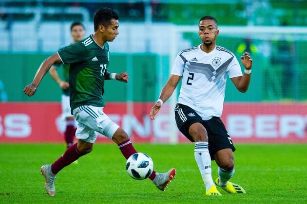 Football U21 International match Germany Mexico on 07 09 2018 in Ronhof Sports Park Thomas Sommer in Fürth Benjamin Henrichs Germany DFB Regulations prohibit any use of photographs or video sequences xMNx