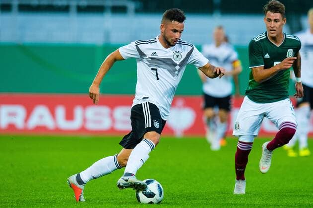 Football U21 International match Germany Mexico on 07 09 2018 in Ronhof Sports Park Thomas Sommer in Fürth Marco Richter Germany DFB Regulations prohibit any use of photographs or video sequences xMNx