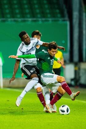 Football U21 International match Germany Mexico on 07 09 2018 in Ronhof Sports Park Thomas Sommer in Fürth Jordan Torunarigha Germany DFB Regulations prohibit any use of photographs or video sequences xMNx
