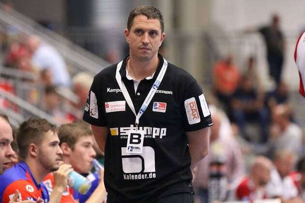Jens Buerkle Coach HBW Balingen Weilstetten ASV Hamm vs HBW Balingen Weilstetten Handball 2 Bundesliga 07 09 2018 ASV Hamm Westphalia vs HBW Balingen Weilstetten Handball 2 Bundesliga 07 09 2018 Hamm Copyright: xEIBNER JanxStrohdiekx EP_JSK