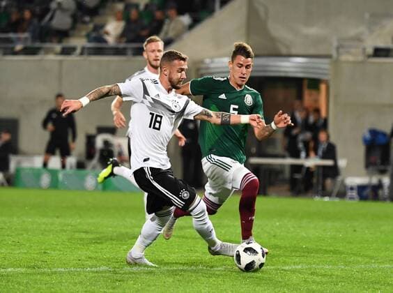 Soccer Men Season 2018 19 U 21 Test International Match in Fürth Germany Mexico v l Marcel Hartel U21 Germany Cristian Calderon U21 Mexico 07 09 2018 Copyright: xMatthiasxKochx