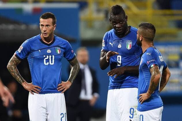 Fußball, Nations League, Italien - Polen Db Bologna 07 09 2018 - Uefa Nations League Italia-Polonia foto Daniele Buffa Image nella foto: Federico Bernardeschi-Federico Bernardeschi-Lorenzo Insigne 