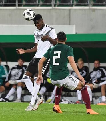 Soccer Men Season 2018 19 U 21 International Test in Fürth Germany Mexico v l Jordan Torunarigha U21 Germany Jorge Sanchez U21 Mexico 07 09 2018 Copyright: xMatthiasxKochx