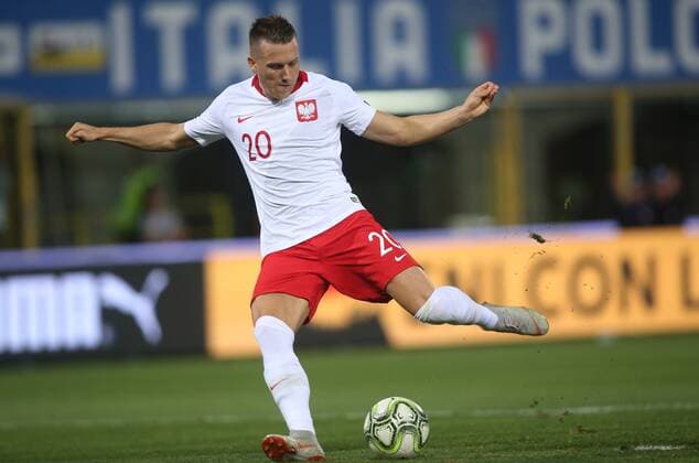Fußball, Nations League, Italien - Polen 07.09.2018. Bologna, Italy: LUKASZ PISZCZEK SCORE THE GOL during the match UEFA Nations League , Group 3, football match between ITALY V POLAND in DALL ARA STADIUM IN BOLOGNA.  Copyright: xMarcoxIacobuccix xIPAx xMarcoxIacobuccix
