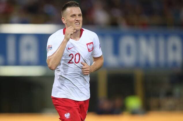 Fußball, Nations League, Italien - Polen 07.09.2018. Bologna, Italy: PIOTR ZIELINSKI SCORE THE GOL during the match UEFA Nations League , Group 3, football match between ITALY V POLAND in DALL ARA STADIUM IN BOLOGNA.  Copyright: xMarcoxIacobuccix xIPAx xMarcoxIacobuccix