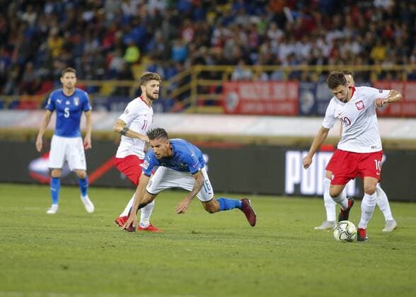Fußball, Nations League, Italien - Polen September 7, 2018 - Bologna, Italy - Grzegorz Krychowiak during Uefa Nation League 2018 match between Italia v Polonia, in Bologna, on September 7, 2018 Italy v Poland - UEFA Nations League A  - ZUMAn230 20180907_zaa_n230_672 Copyright: xLorisxRosellix