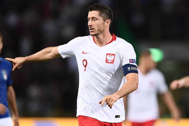 Fußball, Nations League, Italien - Polen Mg Bologna 07 09 2018 - Uefa Nations League Italia-Polonia foto Matteo Gribaudi Image nella foto: Robert Lewandowski 