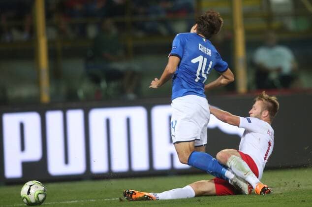 07.09.2018. Bologna, Italy: FEDERICO CHIESA in action during the match UEFA Nations League , Group 3, football match between ITALY V POLAND in DALL ARA STADIUM IN BOLOGNA.  Copyright: xMarcoxIacobuccix xIPAx xMarcoxIacobuccix