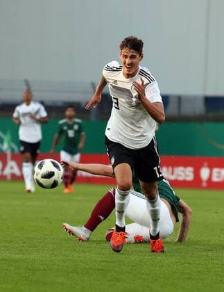 07 09 2018 Soccer Friendly Match International Friendlies Germany Mexico U21 DaMa DFB regulations prohibiting any use of images Lukas Klostermann 3 Germany U21 Edson Garcia 4 Mexico Mexico U21