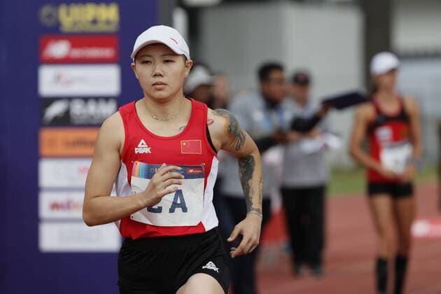 China s Xiao Nan Zhang competes in the laser-run event during the Modern pentathlon moderner Fünfkampf World Championship WM Weltmeisterschaft in Mexico City, Mexico, 7 September 2018. Modern Pentathlon World Championship !ACHTUNG: NUR REDAKTIONELLE NUTZUNG!  Copyright: xJosexMendezx MEX01 20180908-636719648100557969