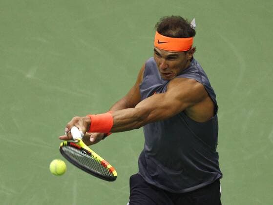 September 7, 2018 - Flushing Meadows, New York, U.S - Rafael Nadal during his semifinal match against Juan Martin del Potro on Day 12 of the 2018 US Open at USTA Billie Jean King National Tennis Center on Friday September 7, 2018 in the Flushing neighborhood of the Queens borough of New York City. Nadal retired due to a knee injury. Del Potro defeats Nadal 7-6(7-3), 6-2, Ret. Del Potro defeats Nadal - ZUMAp124 20180907_zaa_p124_006 Copyright: xJavierxRojasx