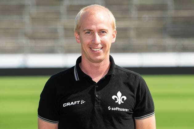 05 09 2018 xfux Football 2 Bundesliga SV Darmstadt 98 Photo opportunities Season 2018 2019 Portrait deadline 2018 2019 emspor emonline deloka v l Physiotherapist Sebastian Pommer SV Darmstadt 98 Darmstadt