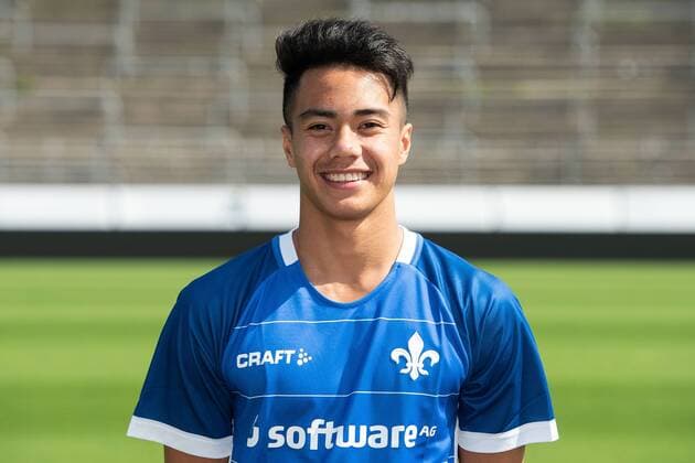 05 09 2018 xfux Football 2 Bundesliga SV Darmstadt 98 Photo contest season 2018 2019 PortraÌttermin 2018 2019 emspor emonline deloka v l Cameron Royo SV Darmstadt 98 Darmstadt