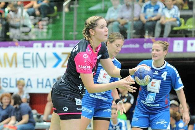 Marlene Zapf TusSies Metzingen 2 TusSies Metzingen Handball HBF Bundesliga League match 08 09 2018 Photo TBaur Eibner Neckarsulmer Sportunion vs TusSies Metzingen Neckarsulm Copyright: xEIBNER TobiasxBaurx EP_TBR