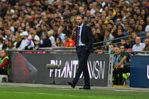 England Manager Gareth Southgate during the UEFA Nations League Intenational match between England and Spain at Wembley Stadium, London, England on 8 September 2018. Copyright: xClivexHowesx PMI-2214-0034