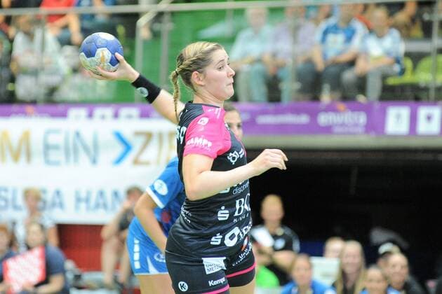 Marlene Zapf TusSies Metzingen 2 TusSies Metzingen Handball HBF Bundesliga League match 08 09 2018 Photo TBaur Eibner Neckarsulmer Sportunion vs TusSies Metzingen Neckarsulm Copyright: xEIBNER TobiasxBaurx EP_TBR