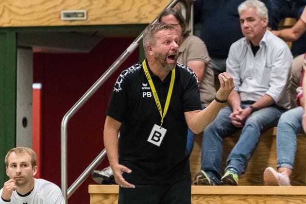 Peter Baumann Neckarsulmer Sport Union Head coach SG H2Ku Herrenberg vs Neckarsulmer Sport Union Handball BWOL men 08 09 2018 SG H2Ku Herrenberg vs Neckarsulmer Sport Union Handball BWOL men 08 09 2018 Herrenberg Copyright: xEIBNER WolfgangxFrankx EP_WFK