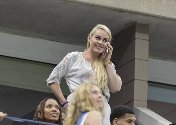 Sport Bilder des Tages US Open 2018 women s single final Lindsey Vonn attends US Open 2018 women s single final between Naomi Osaka of Japan and Serena Williams of USA at USTA Billie Jean King National Tennis Center New York New York United States USTA Billie Jean King National T  LevxRadin PacificxPress