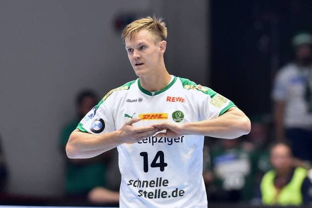 Niclas Pieczkowski SC DHfK Leipzig Handball 1 Bundesliga MT Melsungen vs. SC DHfK Leipzig 09 09 2018 Handball 1 Bundesliga MT Melsungen vs. SC DHfK Leipzig 09 09 2018 Kassel Copyright: xEIBNER RolandxSippelx EP_RSL
