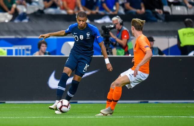 Kylian Mbappe ( France ) FOOTBALL : France vs Pays Bas - Ligue des Nations - Saint Denis - 09 09 2018 FedericoPestellini Panoramic 