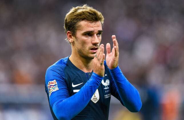 Fußball, Nations League, Frankreich - Niederlande Antoine Griezmann ( France ) FOOTBALL : France vs Pays Bas - Ligue des Nations - Saint Denis - 09 09 2018 FedericoPestellini Panoramic 